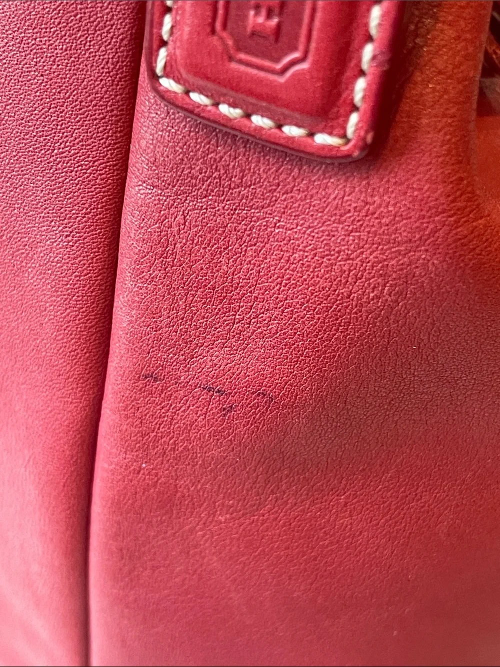 Coach Legacy Red Leather Hobo Shoulder Purse 9566 VTG